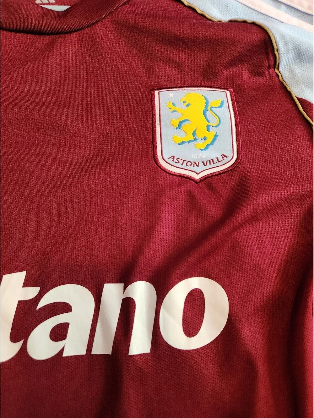 Aston Villa 2025/2026 Tielemans England Belgium Home Soccer Jersey Size L